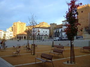 Caceres, the main square